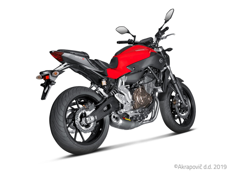 Yamaha MT07/FZ07 2014-16 Racing Line Komplettauspuffanlage (Titan) S-Y7R1-HAFT