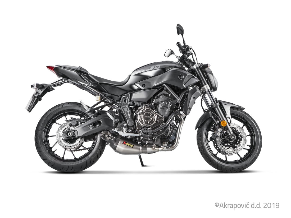 Complete Exhaust Yamaha Tracer 700/GT MT07/FZ07 XSR 700/XTribute 2014-20 Racing Line (Titanium) S-Y7R5-HEGEH