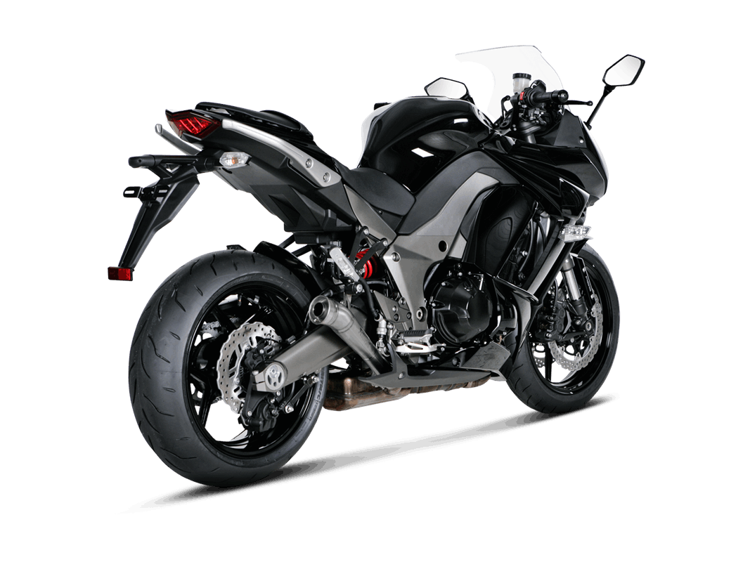 Terminale di scarico Kawasaki Z1000/ SX/Ninja1000 2010-13 Slip-On Line (Titanio) SM-K10SO1T