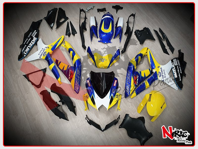 Kit Carena ABS - Suzuki GSX-R 600/750 2008/2010 - Grafica Alstare