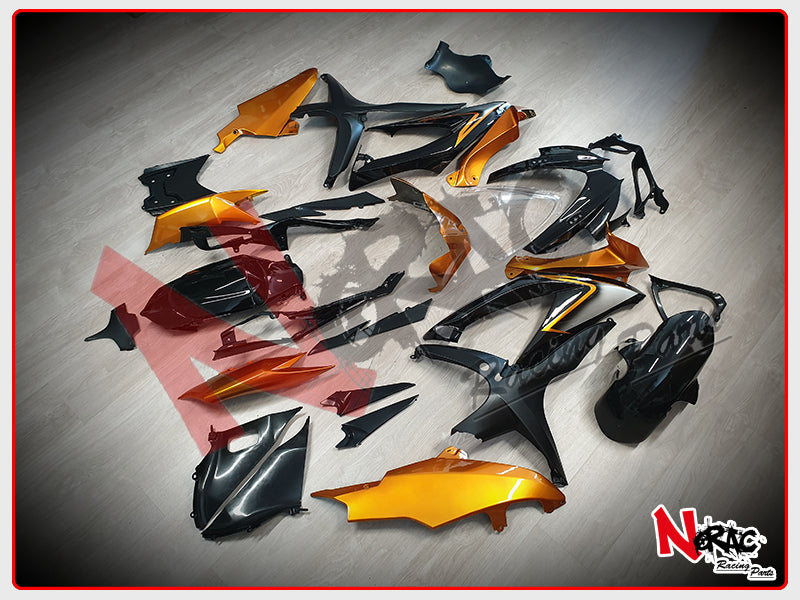 Kit Carena ABS - Suzuki GSX-R 600/750 2008/2010 - Grafica Black/Gold