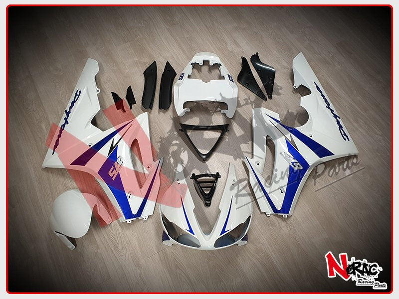 Kit Carena ABS - Triumph Daytona 675 2009/2012 - Grafica SE White/Blue