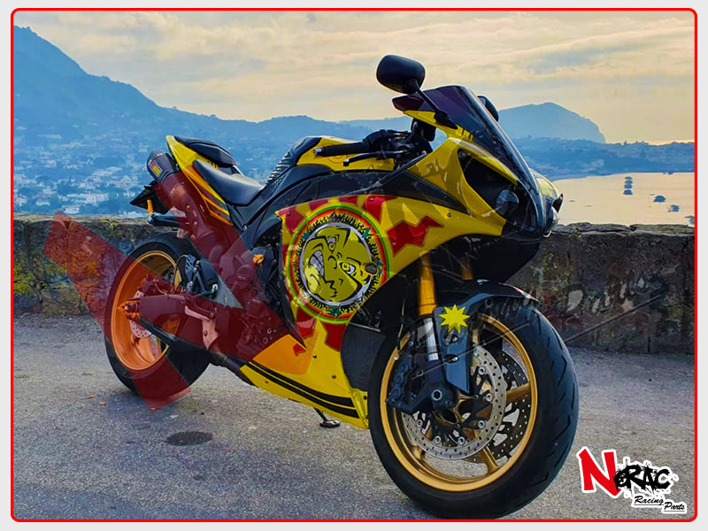 Kit Carena ABS - Yamaha YZF R1 2009/2011 - Grafica VR46 Carbon Look