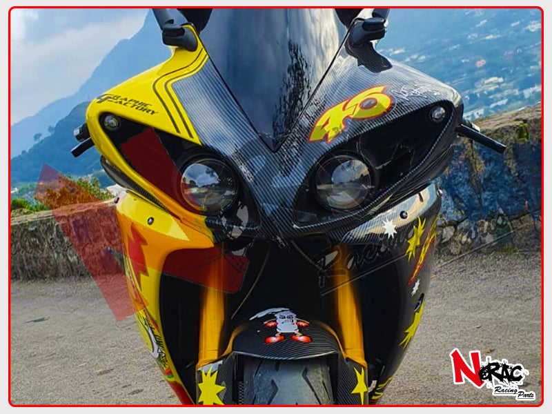 Kit Carena ABS - Yamaha YZF R1 2009/2011 - Grafica VR46 Carbon Look
