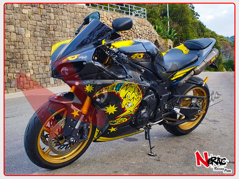 Kit Carena ABS - Yamaha YZF R1 2009/2011 - Grafica VR46 Carbon Look