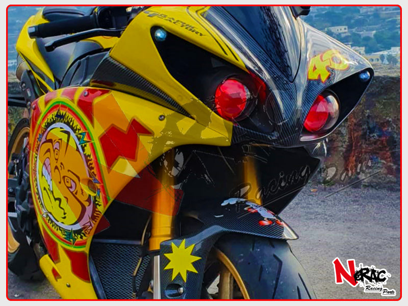 Kit Carena ABS - Yamaha YZF R1 2009/2011 - Grafica VR46 Carbon Look