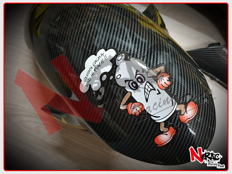 Kit Carena ABS - Yamaha YZF R1 2009/2011 - Grafica VR46 Carbon Look