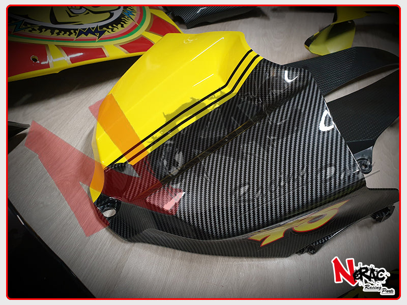 Kit Carena ABS - Yamaha YZF R1 2009/2011 - Grafica VR46 Carbon Look