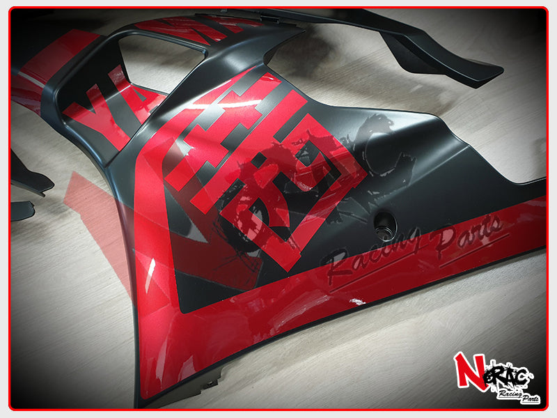 Kit Carena ABS - Yamaha YZF R6 2006/2007 - Grafica Matte Black/Pearl Red