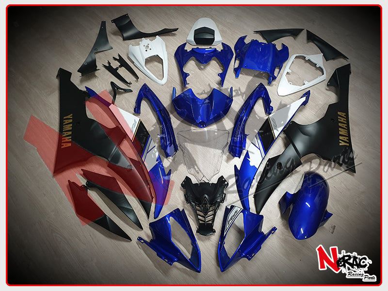 Kit Carena ABS - Yamaha YZF R6 2008/2016 - Grafica Blu Originale