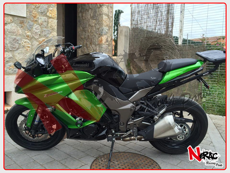 Kit Carena ABS - Kawasaki Z1000SX 2010/2016 - Grafica Green/Black OEM