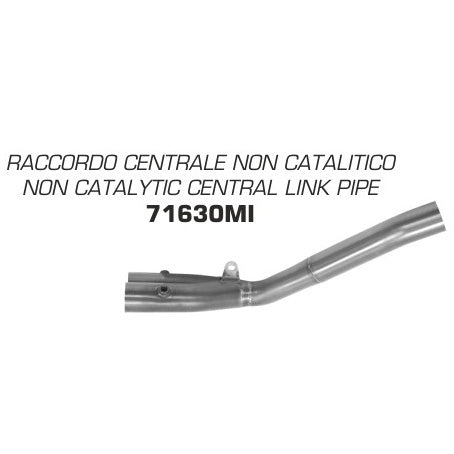 Non-Catalytic Mid Pipe for 2020-2024 Yamaha YZF R1 - ARROW