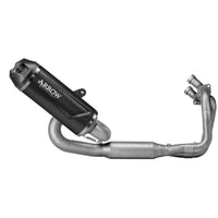 COMPLETE APPROVED KIT STAINLESS STEEL COLLECTORS + DARK ALUMINUM MUFFLER CARBY FOUNDATION KAWASAKI NINJA 650/Z650 '23/24 E5+