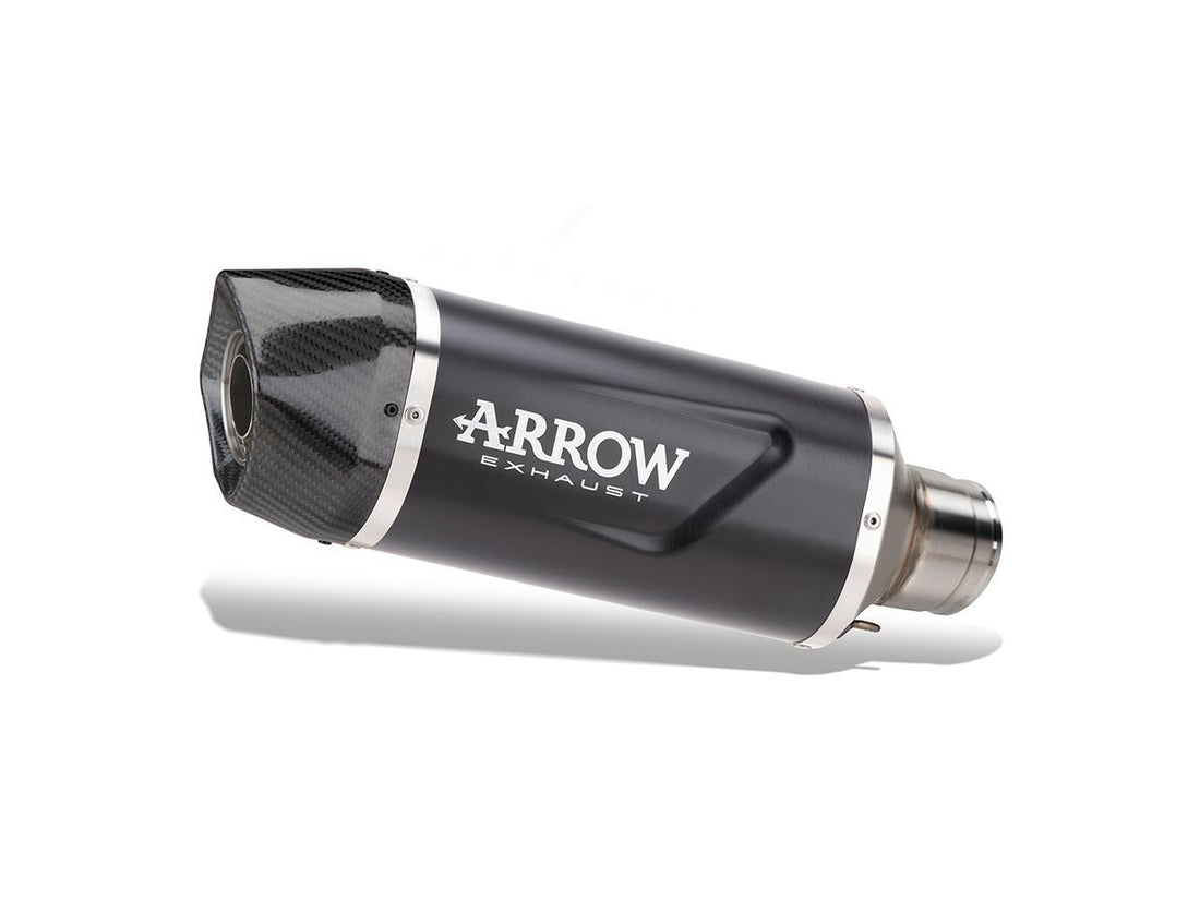 COMPLETE APPROVED KIT WITH STAINLESS STEEL COLLECTORS + INDY-RACE EVO ALUMINUM "DARK" SILENCER FOR YAMAHA TRACER 9 '25