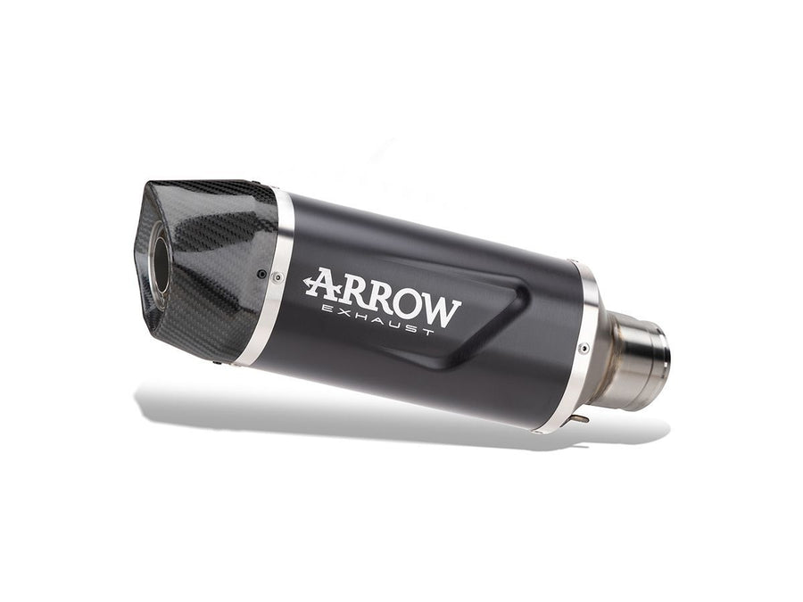 COMPLETE APPROVED KIT WITH STAINLESS STEEL COLLECTORS + INDY-RACE EVO ALUMINUM "DARK" SILENCER FOR YAMAHA TRACER 9 '25