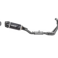 COMPLETE APPROVED KIT WITH STAINLESS STEEL COLLECTORS + INDY-RACE EVO ALUMINUM "DARK" SILENCER FOR YAMAHA TRACER 9 '25