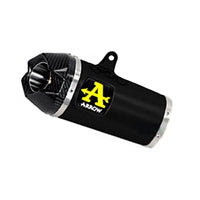 APPROVED WORKS NICHROM DARK YAMAHA MT-09 '21 MUFFLER WITH CARBY FOUNDATION FOR ARROW COLLECTORS (HIGH/LOW V.)