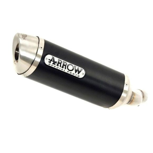Race-Tech Dark Aluminum Exhaust Muffler for Honda CBR 500 R 2019-2020 - ARROW