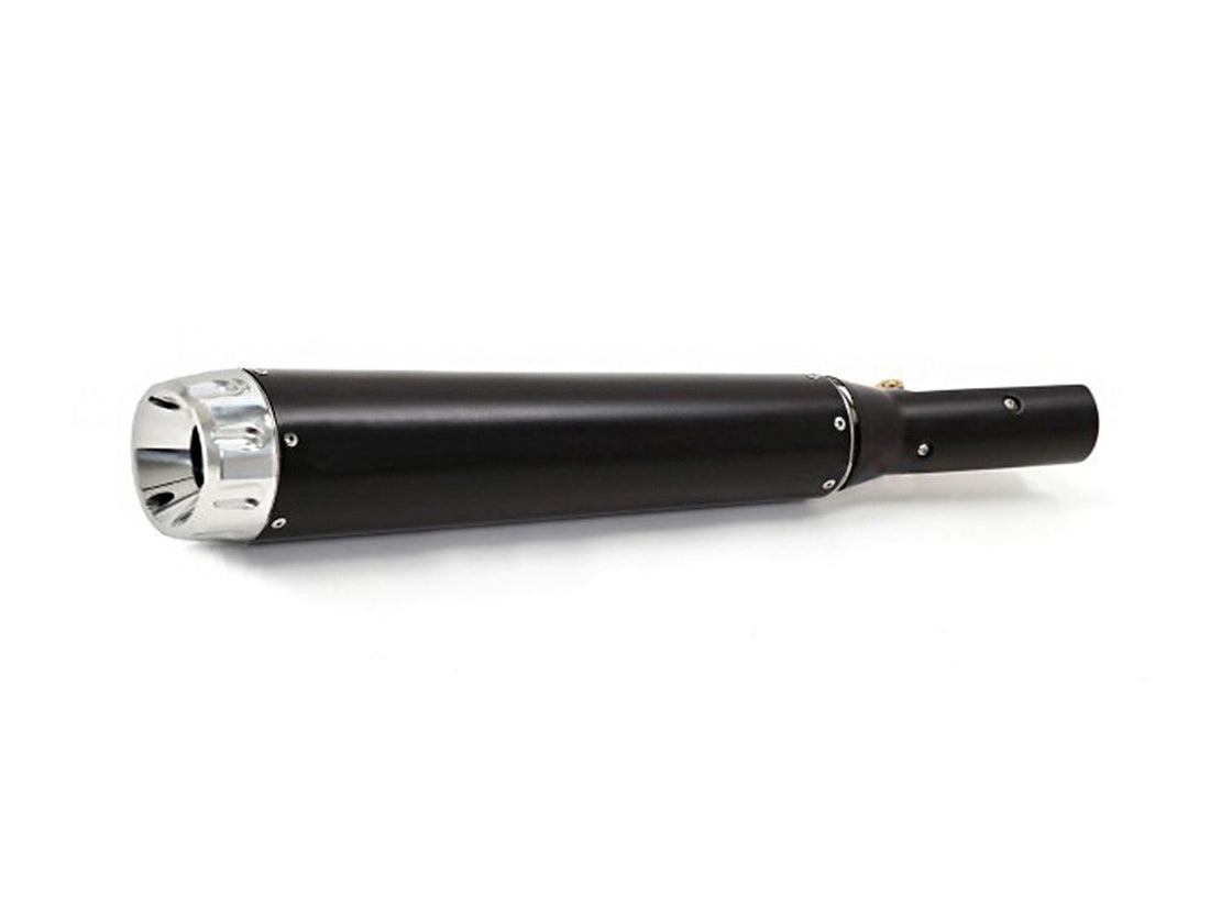 STAINLESS STEEL COLLECTORS + DARK NICHROM REBEL MUFFLER KIT FOR KAWASAKI VULCAN 650S E5+ '24/25