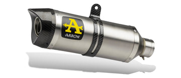 Terminale di scarico Street Thunder alluminio con fondello carby Suzuki GSX-R 600 ie dal 2008-2010 - ARROW
