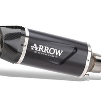 COMPLETE APPROVED KIT STAINLESS STEEL COLLECTORS + INDY-RACE EVO ALUMINUM "DARK" SILENCER MT-09 E5+ '24