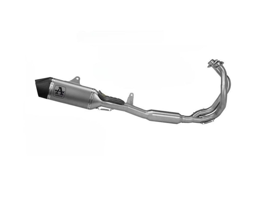 COMPLETE APPROVED KIT STAINLESS STEEL COLLECTORS + TITANIUM MUFFLER CARBY FOUNDATION KAWASAKI NINJA 650/Z650 '23/24 E5+