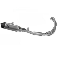 COMPLETE APPROVED KIT STAINLESS STEEL COLLECTORS + TITANIUM MUFFLER CARBY FOUNDATION KAWASAKI NINJA 650/Z650 '23/24 E5+