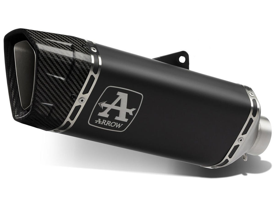 COMPLETE APPROVED KIT STAINLESS STEEL COLLECTORS + "DARK" TITANIUM TRACK SILENCER WELDED CONNECTOR APRILIA RS457 E5+ 2024