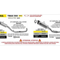 RACING KIT COLLECTOR + TITANIUM TRACK SILENCER FOR YAMAHA T-MAX 560 '25