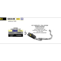 WORKS NICHROM DARK COLLECTOR + SILENCER KIT FOR SUZUKI GSX-8R / GSX-8S E5+ '24