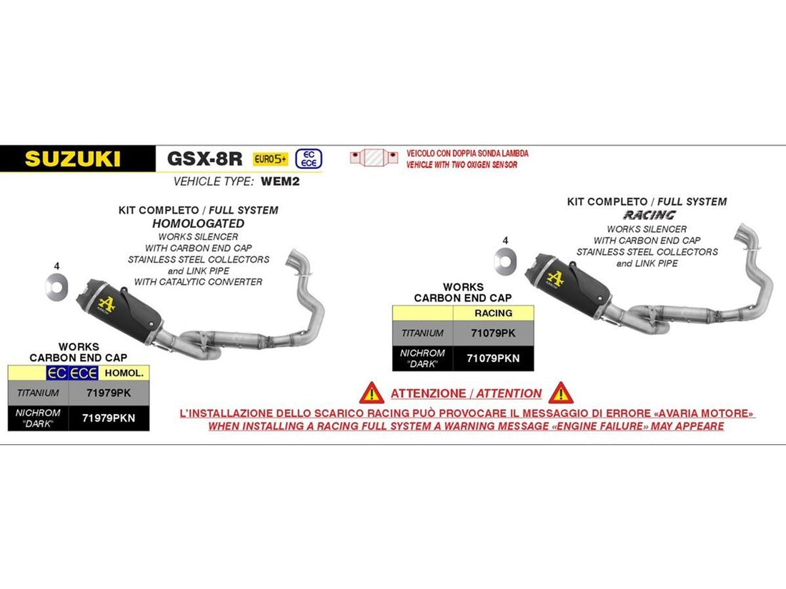COMPLETE APPROVED KIT STAINLESS STEEL COLLECTORS + INDY-RACE EVO TITANIUM SILENCER MT-09 E5+ '24