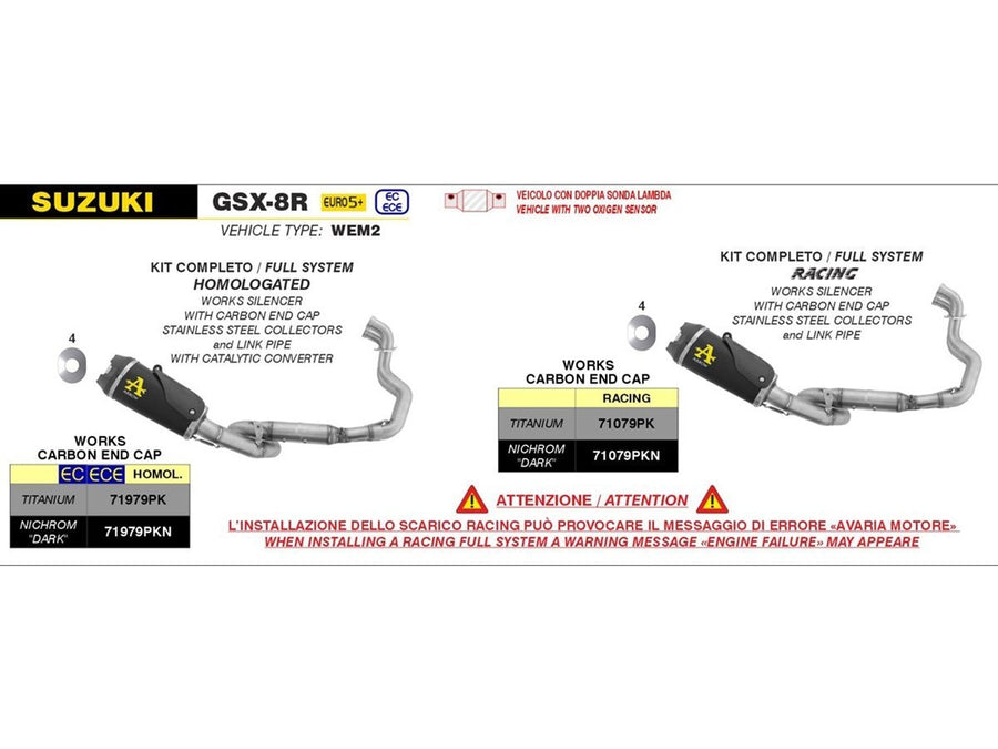 COMPLETE APPROVED KIT STAINLESS STEEL COLLECTORS + INDY-RACE EVO TITANIUM SILENCER MT-09 E5+ '24