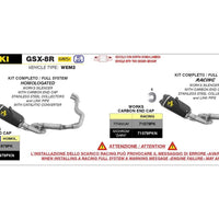 WORKS TITANIUM COLLECTORS + SILENCER KIT FOR SUZUKI GSX-8R / GSX-8S E5+ '24