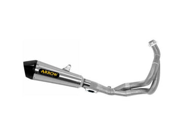 X-KONE NICHROM COLLECTOR+SILENCER KIT KAWASAKI Z650 '21/22 WITH CARBY END CAP AND DBK