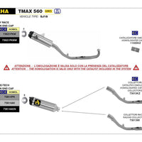 INDY RACE TITANIUM COLLECTOR + SILENCER KIT YAMAHA T-MAX 530 '17/19 / T-MAX 560 '20/21