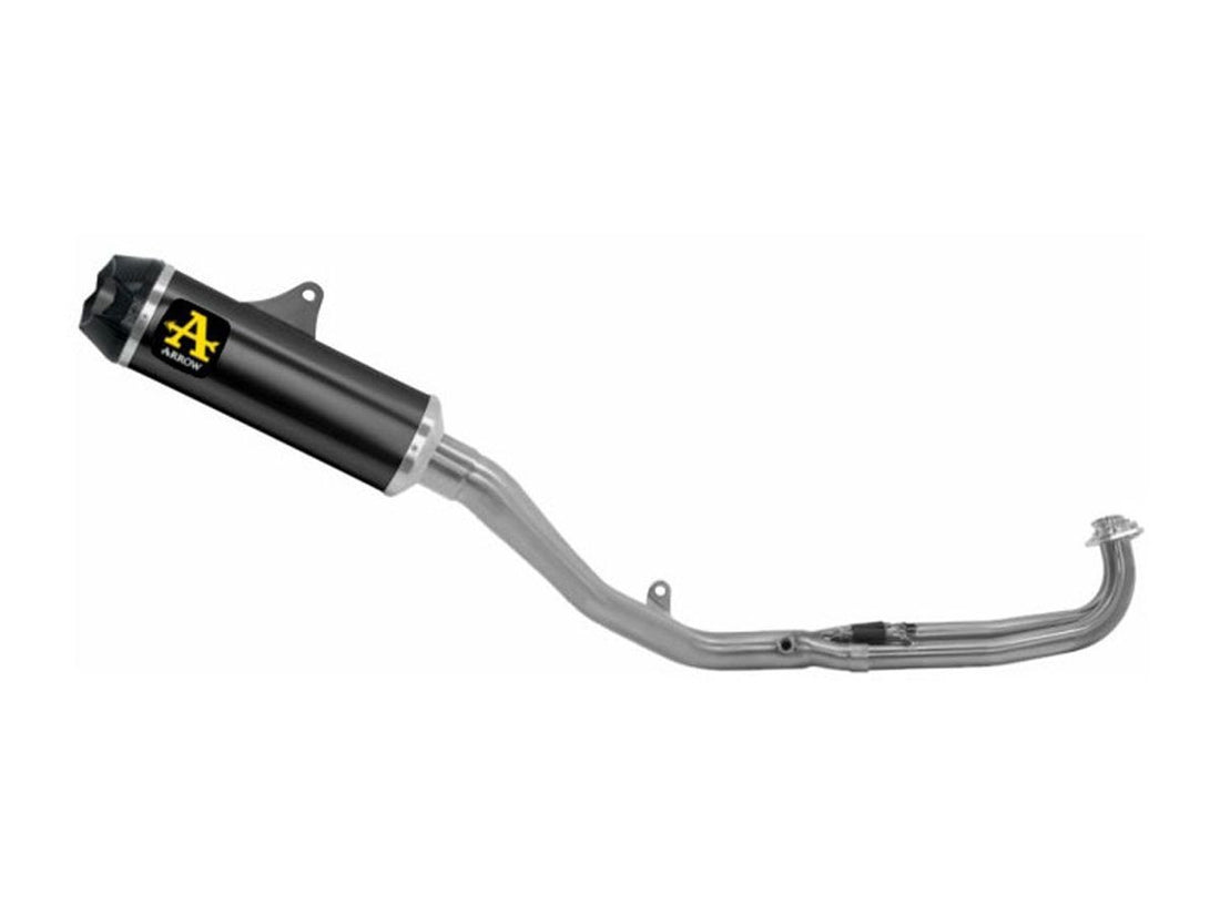 INDY RACE DARK TITANIUM COLLECTOR + SILENCER KIT YAMAHA T-MAX 530 '17/19 / T-MAX 560 '20/21