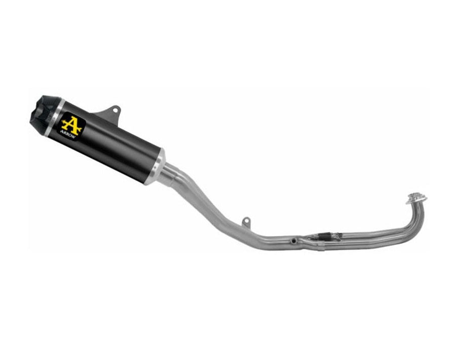 INDY RACE DARK TITANIUM COLLECTOR + SILENCER KIT YAMAHA T-MAX 530 '17/19 / T-MAX 560 '20/21