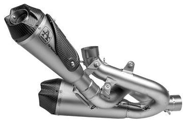 Terminale di scarico Works titanio (Dx+Sx) con raccordi in titanio Ducati Panigale V4 dal 2020-2024 - ARROW