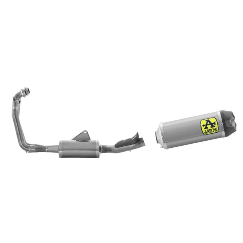 APPROVED INDY RACE TITANIUM MUFFLER APRILIA RS 660 '20 WITH CARBY END CAP FOR ARROW COLLECTORS