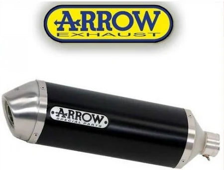 Race-Tech Dark Aluminium Auspuffschalldämpfer Honda CBR 500 R CB 500 2016-2018 - ARROW