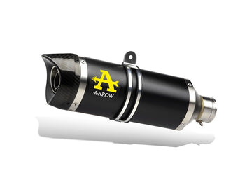 APPROVED THUNDER DARK ALUMINUM MUFFLER YAMAHA MT-09 '21 WITH CARBY BASE FOR 71759MI/KZ ARROW COLLECTORS (LOW V)