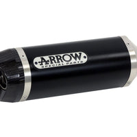 APPROVED THUNDER DARK ALUMINUM MUFFLER YAMAHA TRACER 9 '21 WITH CARBY FOUNDATION ARROW COLLECTORS