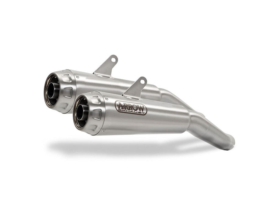 PRO-RACE STAINLESS STEEL EXHAUSTS KAWASAKI Z1000 '17 RH+LH FOR ORIGINAL AND ARROW COLLECTORS APPROVED