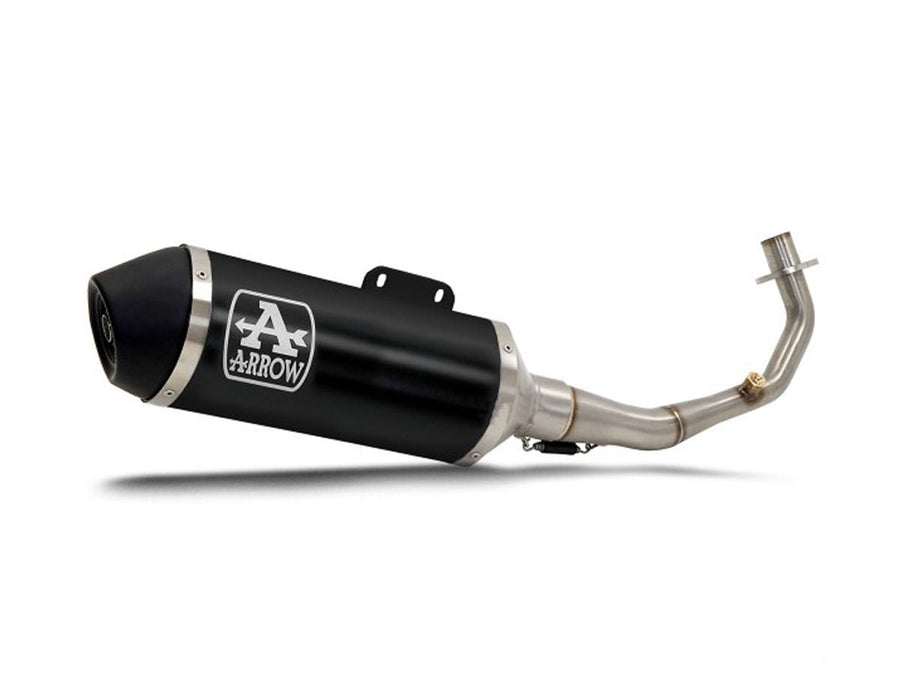 URBAN DARK ALUMINUM CONNECTOR + TERMINAL KIT WITH BLACK STAINLESS STEEL END CAP KYMCO XCITING 400S '21