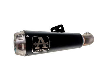 APPROVED PRO-RACE NICHROM DARK DUCATI SCRAMBLER CLASSIC '17 MUFFLER FOR ARROW CONNECTOR AND ORIGINAL COLLECTORS