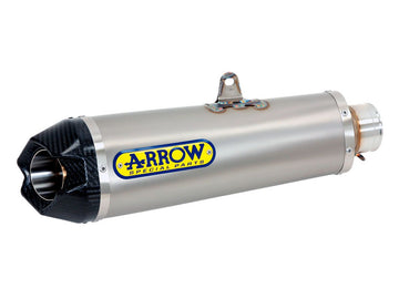 APPROVED WORKS TITANIUM MUFFLER FOR YAMAHA TRACER 700 '20 WITH CARBY FOUNDATION FOR 71735MI/KZ ARROW COLLECTORS